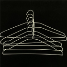 14.5 Gauge White Wire Hangers Dry Cleaning Use Q195 Carbon Steel Material