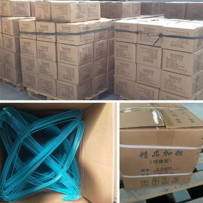 16 Inch 1.9mm Wire Coat Hangers , Powder Coated Dry Cleaner Pants Hangers