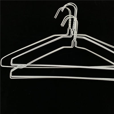 2.5mm Hanger Diameter Multi-Purpose White Metal Hangers Suitable for Industrial Commercial and Retail Hanging Applications