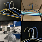 Metal White Wire Hangers 20.5cm Height For Dry Cleaner Customise Design