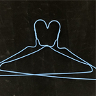 Low Carbon Metal Blue Coated Wire Hangers Smooth Surface For Shirt / Suit