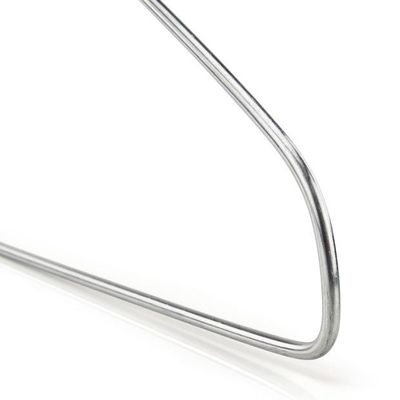 Smooth Surface Wire Shirt Hangers in White Blue Yellow or Customized