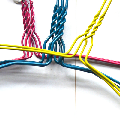 Ultimate Clean 16-inch Notched Laundry Wire Hanger - Powder Coated for Laundry Shops