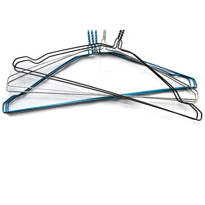 20.5cm Height Galvanized Wire Hangers Standard Size Suitable for Laundry Needs Sturdy and Corrosion Resistant
