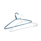 Solid Dry Cleaning Slim Line Anti Rust White Wire Hangers