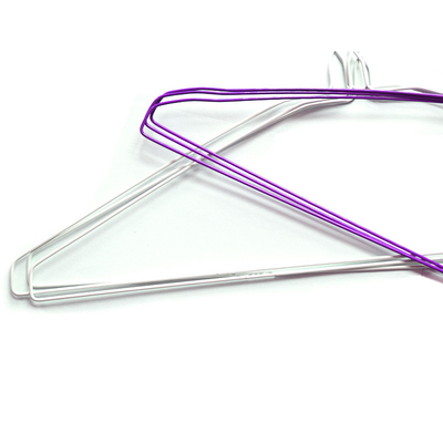 Blue Galvanized Steel Wire Hangers 15 Pieces for Strong Hanging Solutions