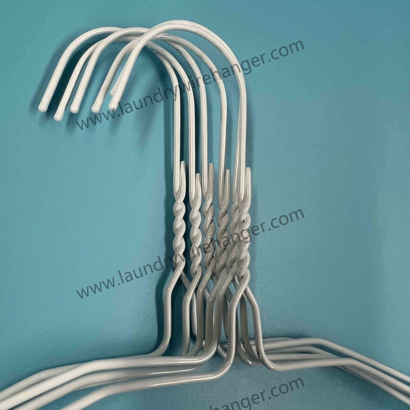 16inch Blue Clothes Wire Hanger For Dry Cleaner