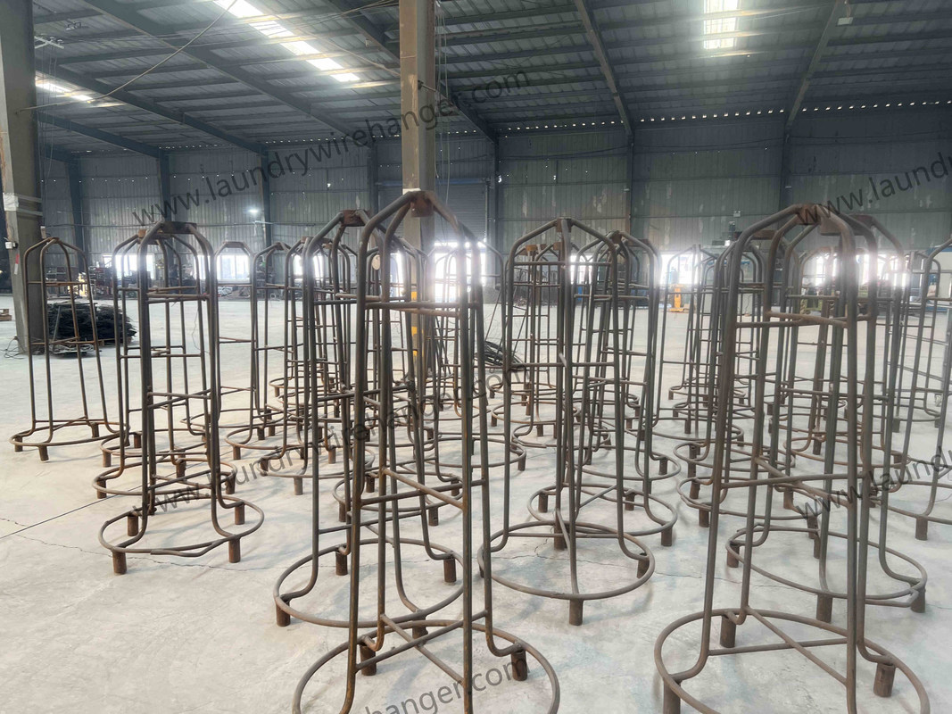 16 Inch 2.2 Mm Green Stainless Steel Coat Hangers Electrostatic Spraying