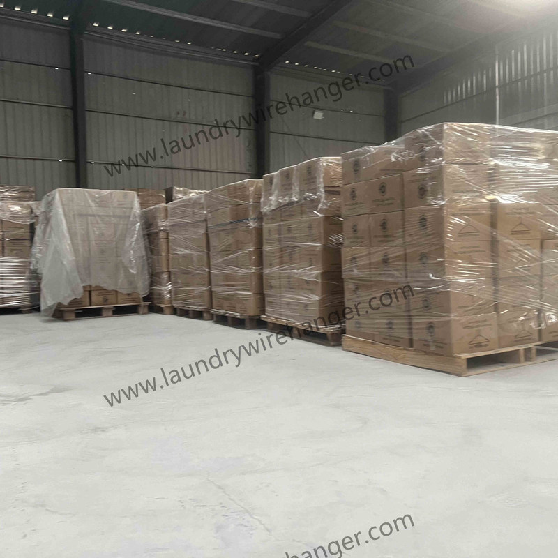 Notched Painting Wire Shirt Hangers Powder Coating / Electrostatic Spraying