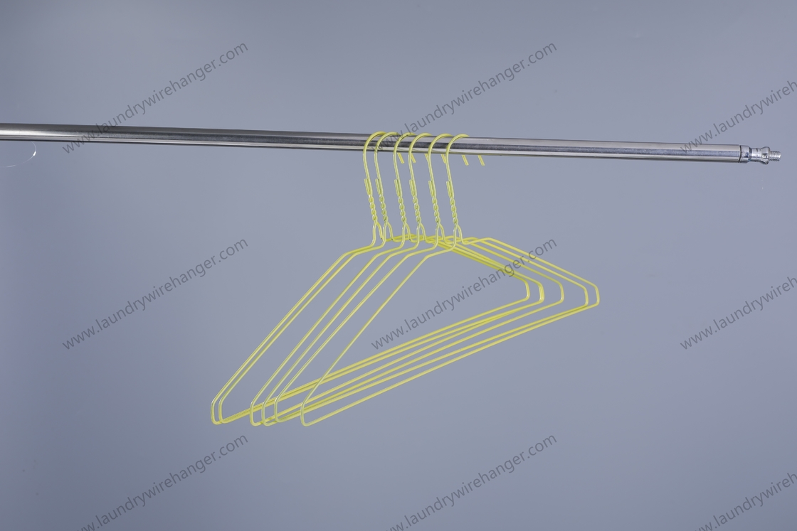 Laundry Room Organization Made Simple with Standard Size Galvanized Wire Hangers