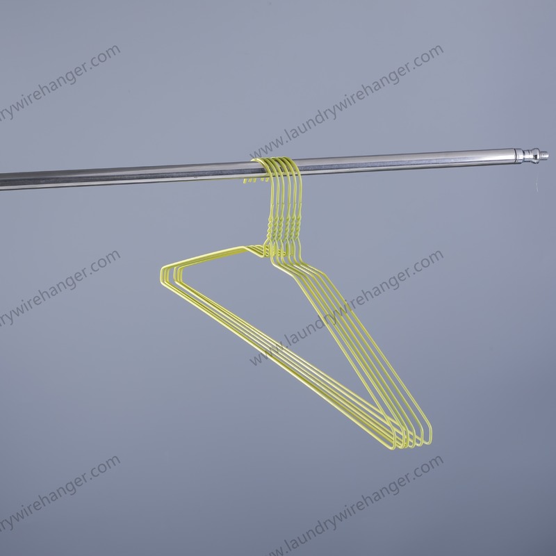 15 Pack Steel Wire Hangers Diamater 1.9mm/2.2mm Suitable For Organizing Clothes