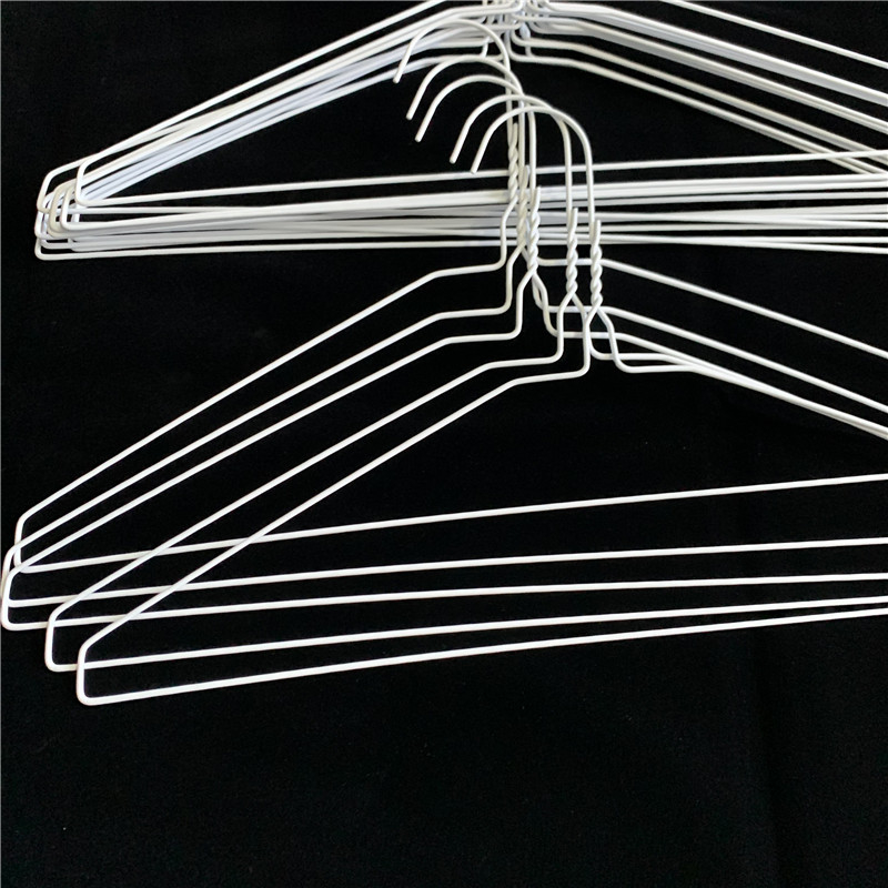 Dry Cleaner Laundry Wire Hanger Gold Color 2.5mm Diamater Metal Material