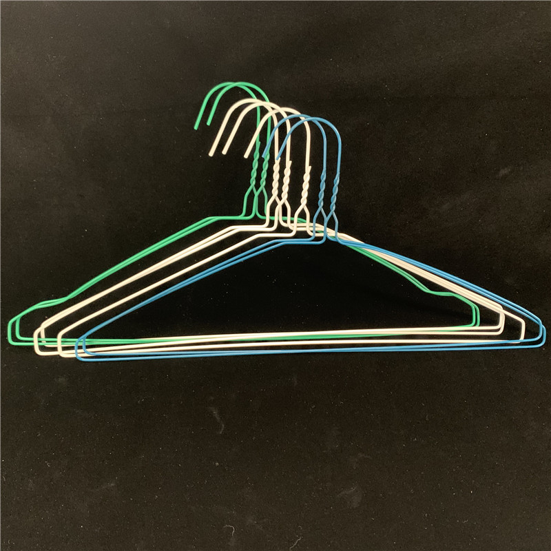 Lead Free 2.5mm18 Inch Clothes Wire Hanger Multicolor Optional Easy To Use