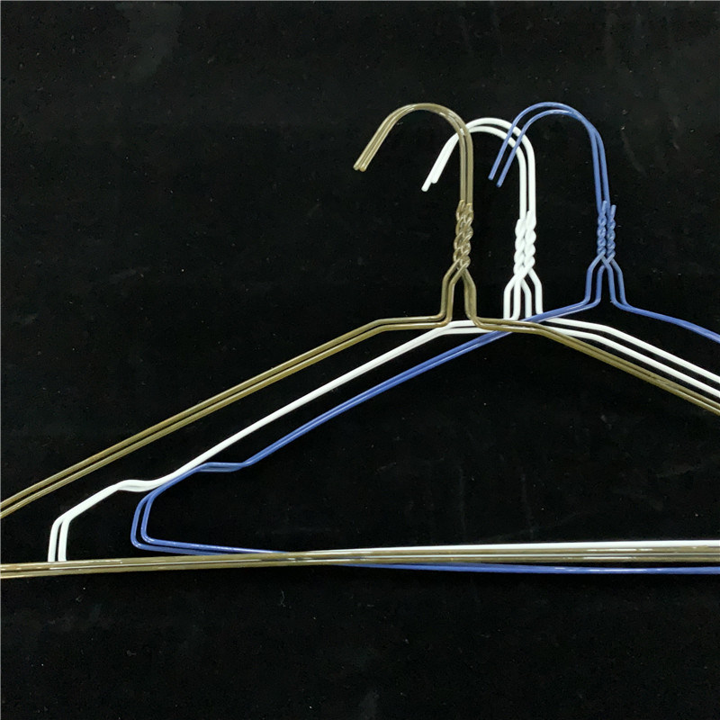 40cm Laundry Wire Hanger Rust Resistant Metal Clothes Hanger Suitable for Dry Cleaners and Laundry Businesses