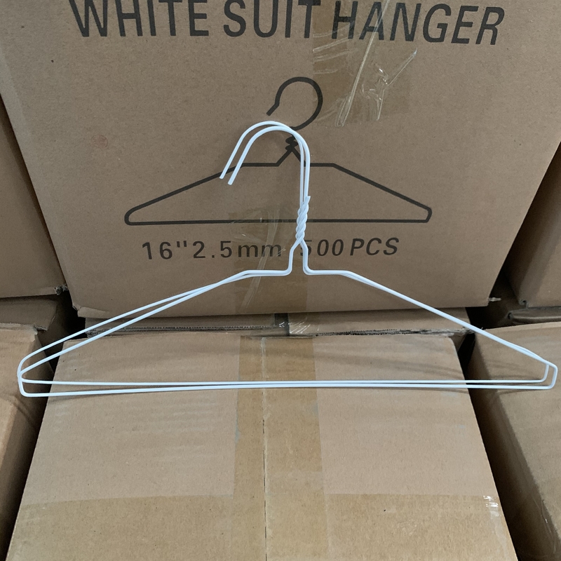 Corrosion Resistance Slim Coat Hangers , Winter Wear Fabric Coat Hangers