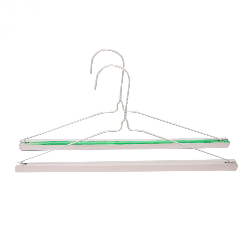 40.5cm 550g Paper Trouser Guards For Laundry Metal Coat Hanger Custom Weight