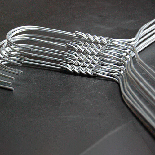 Clothes Wire Hanger Made of Galvanized Wire Material