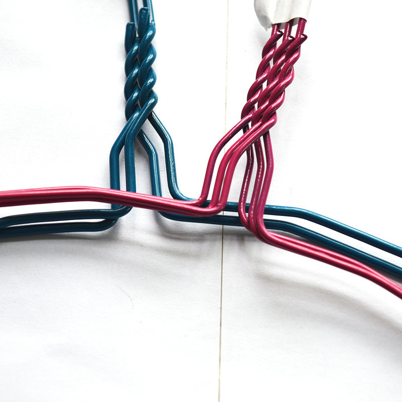 1.9mm/14.5gauge White Wire Hangers for Hanging Clothes 500pcs Per Carton