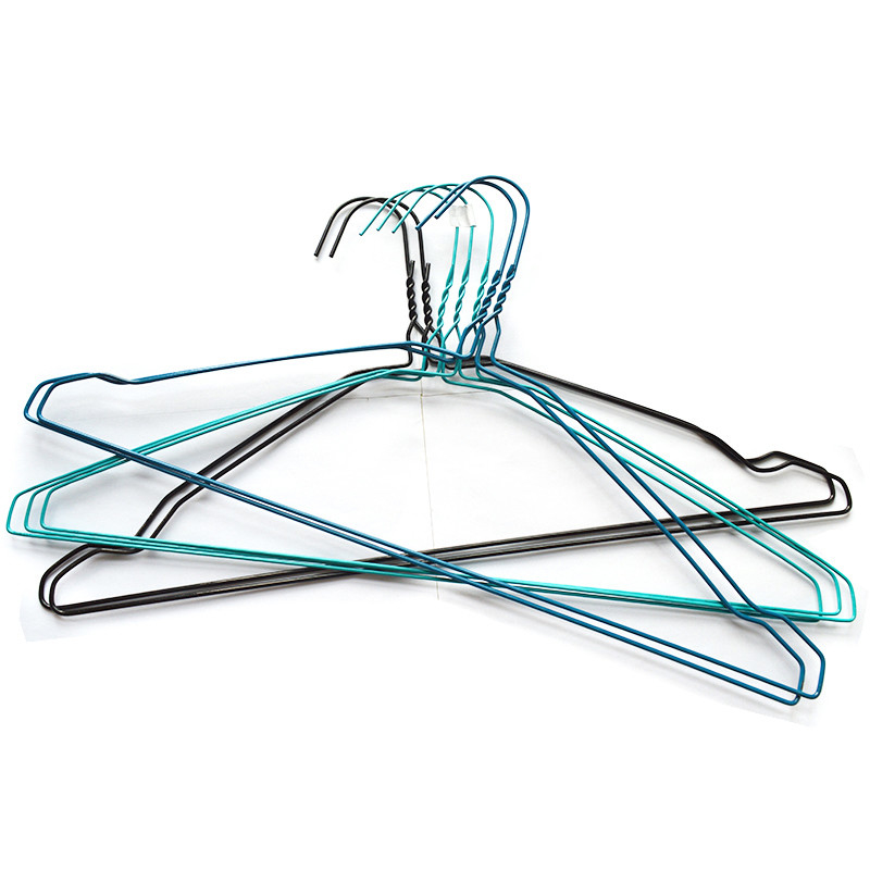 Multi Color Coating Pants Bar 16 Inch Clothes Wire Hanger